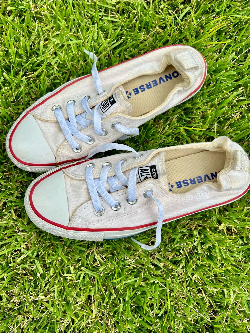 Converse All Star Women’s Cream White Shoreline Low-top sneakers 7.5 nautical
